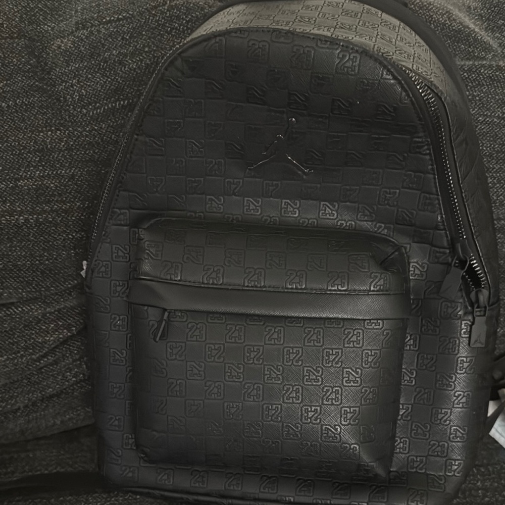 Jordan Black Embossed Men's Backpack